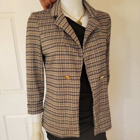 Womens Plaid Blazer - Picture 1 of 1